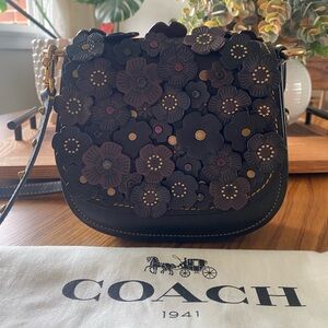 Coach Saddle 17 with Tea Rose